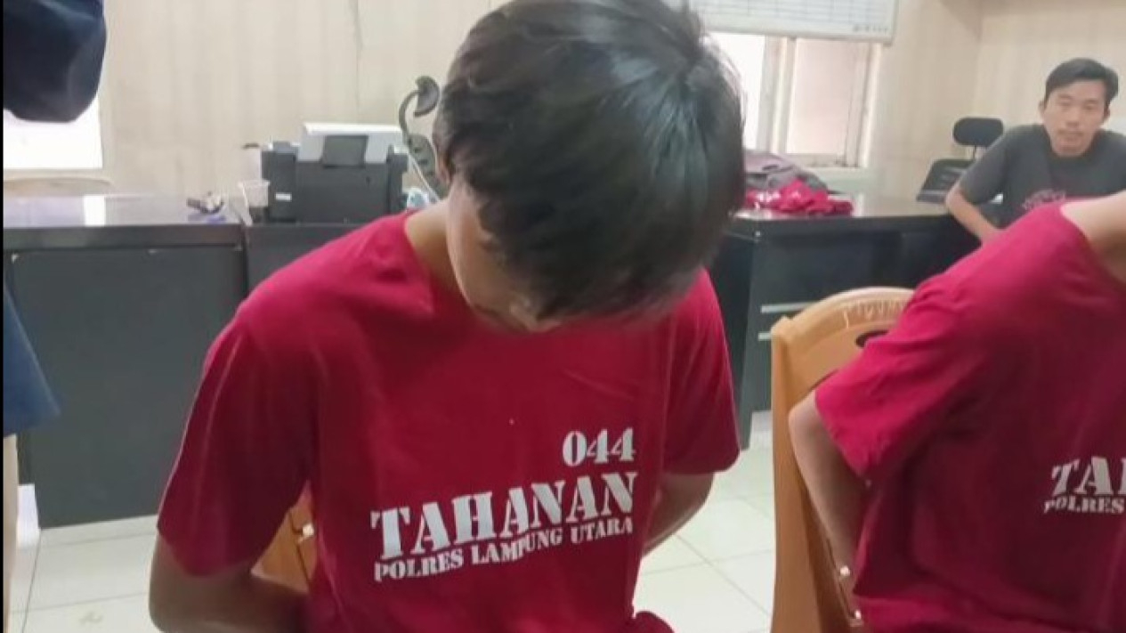 Pemuda di Kotabumi nekad mencuri demi biaya melahirkan istrinya.