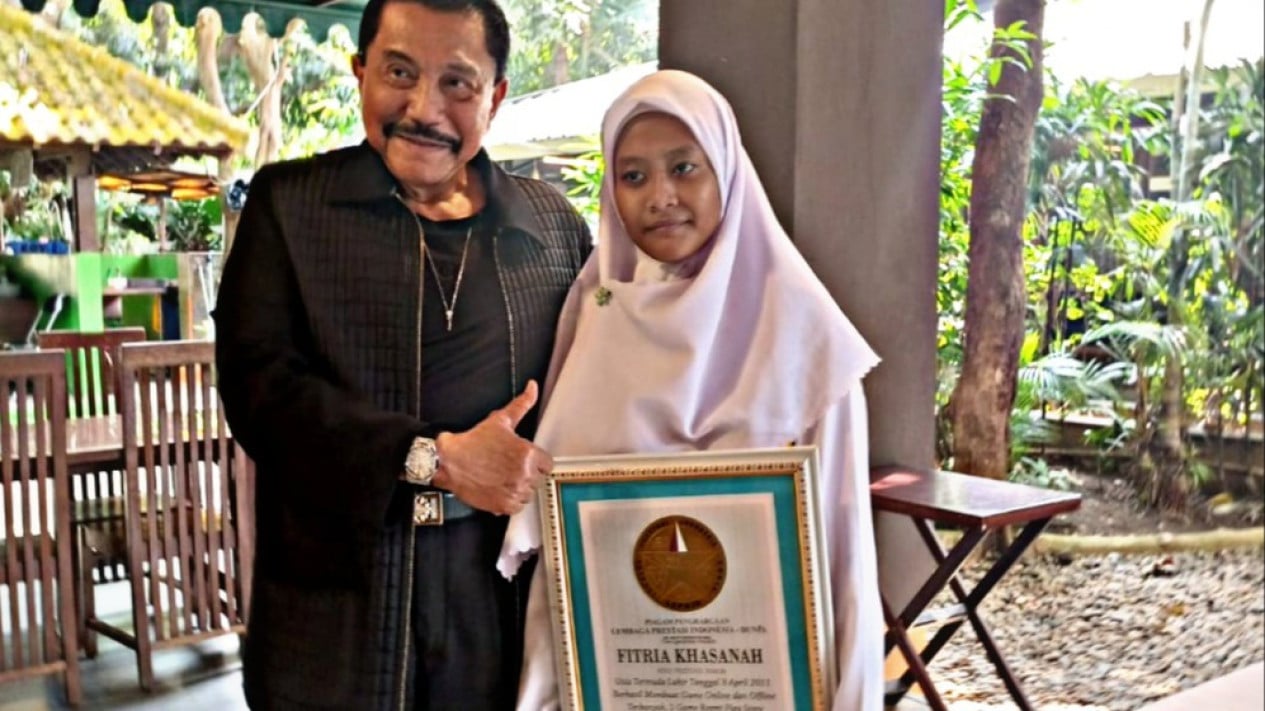 Fitria Khasanah, pelajar kelas 1 SMP
