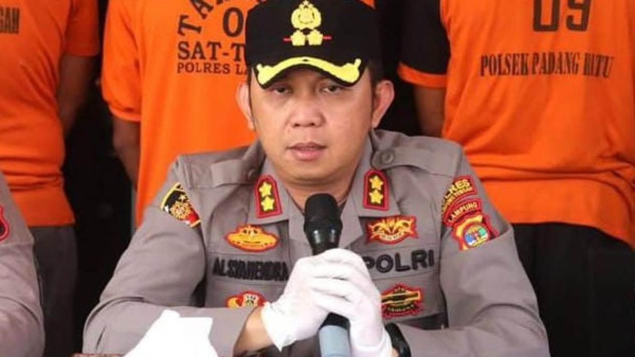 Kapolres Lampung Tengah, AKBP Alsyahendra.