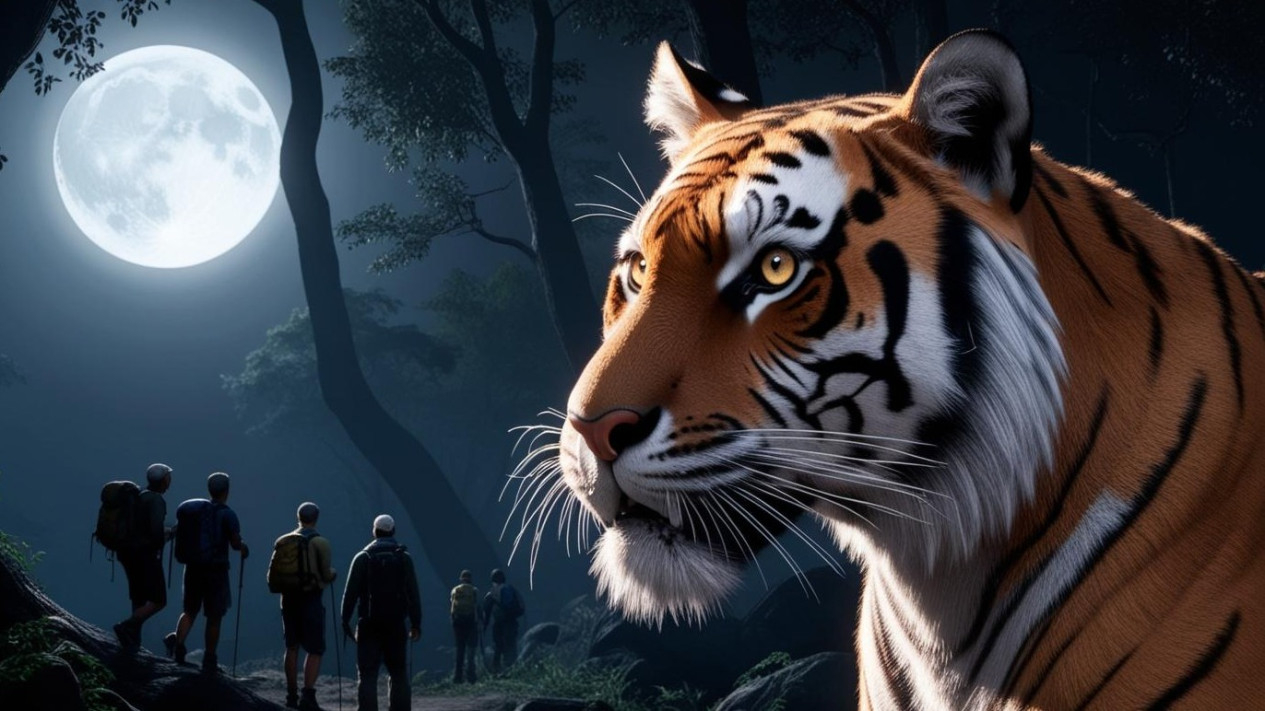 Ilustrasi Harimau Sumatera.