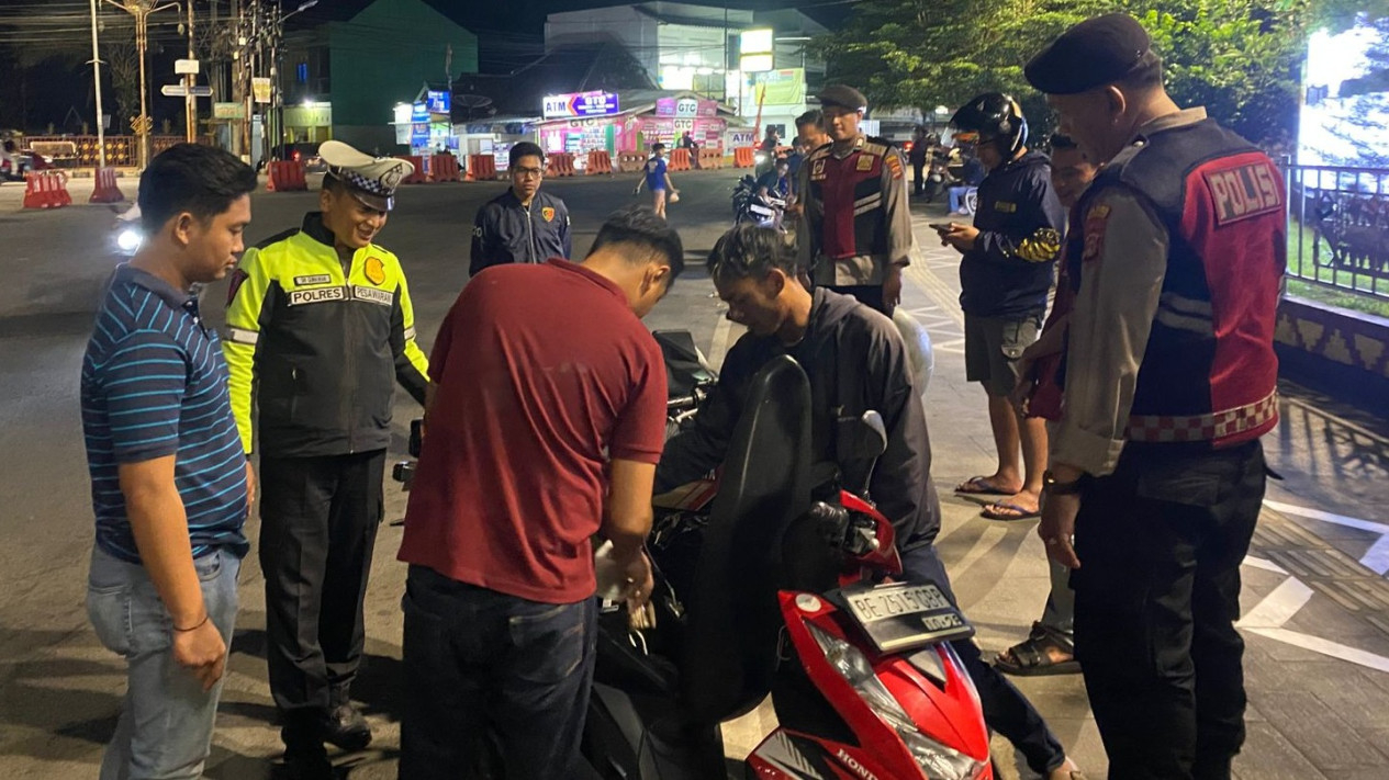 Patroli Presisi Gabungan Polres Pesawaran.