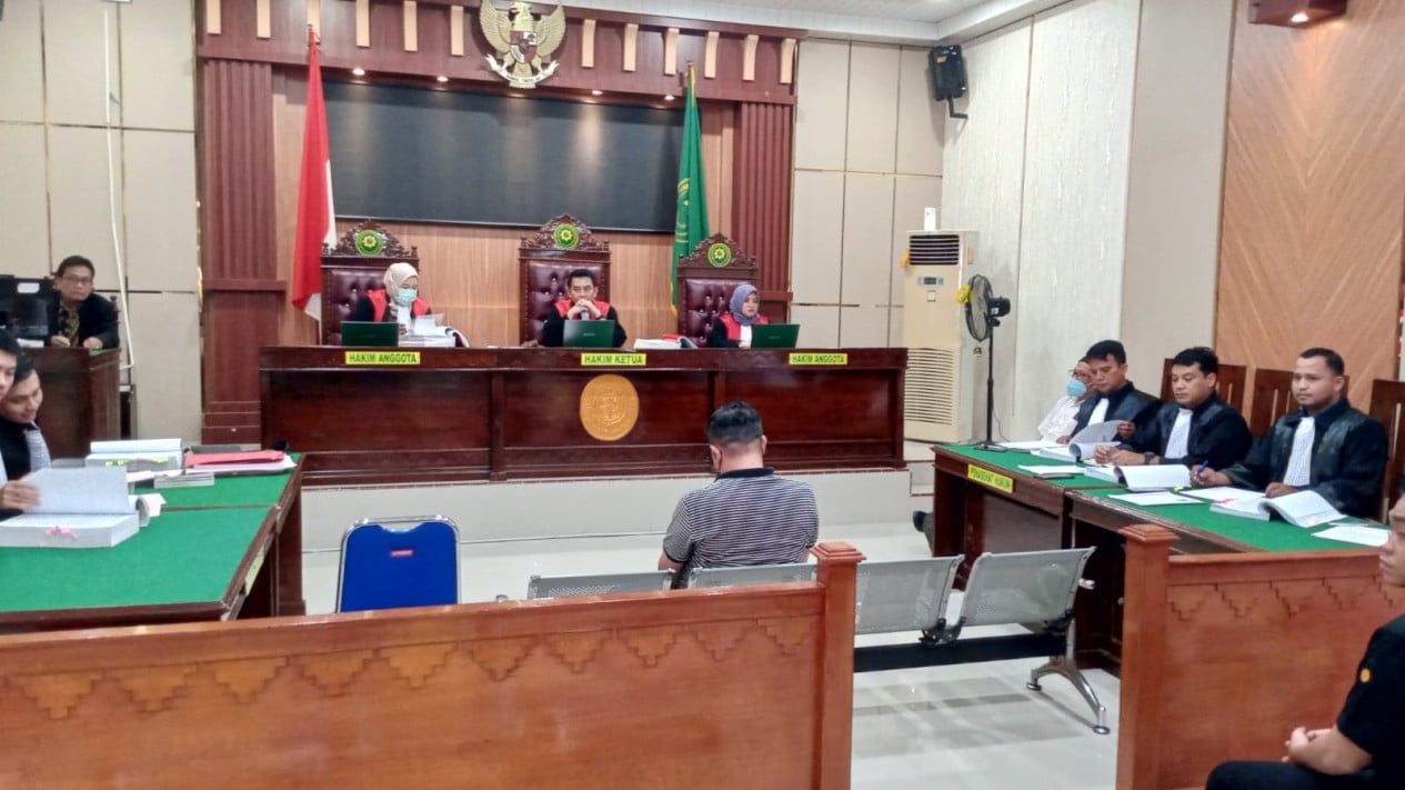 Sidang lanjutan ijazah palsu DPRD Lampung Selatan.