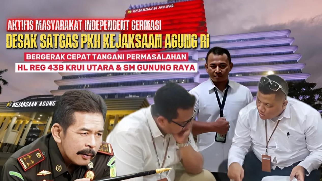 Germasi dilaporkan Oknum DPRD-Aparat Kehutanan ke Kejagung.