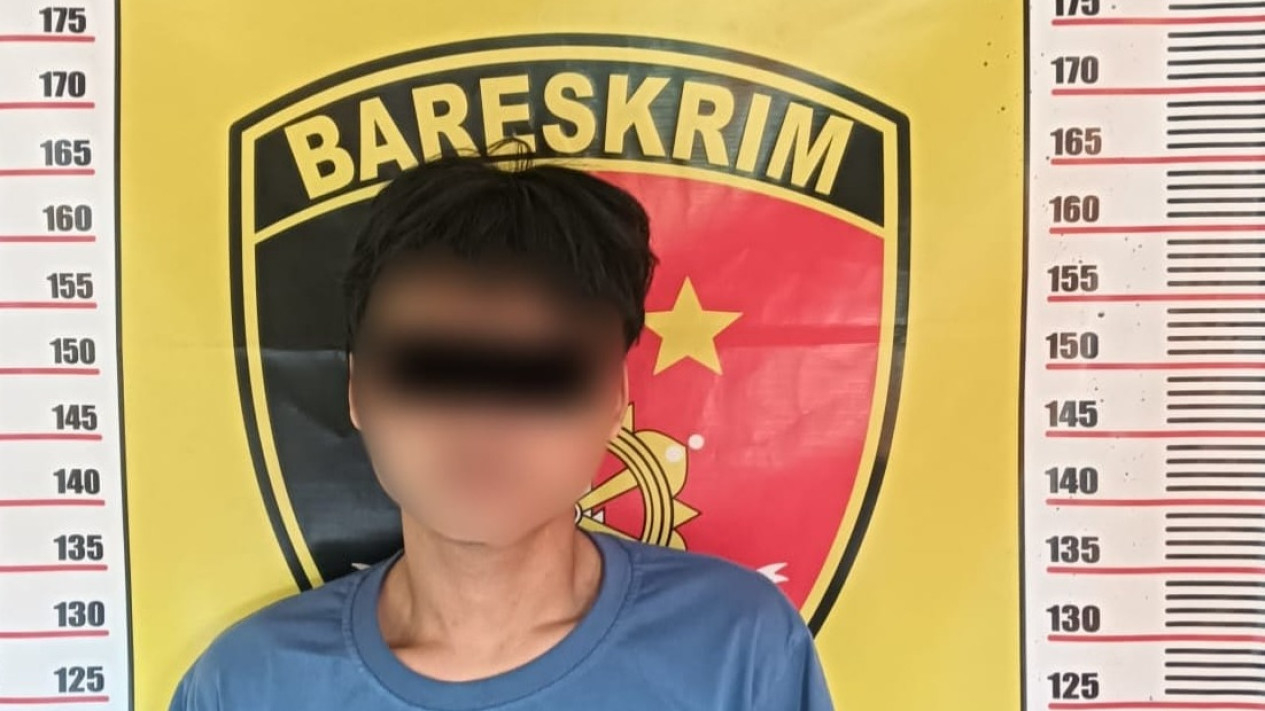 Polsek Padang Cermin menangkap pelaku pencurian.