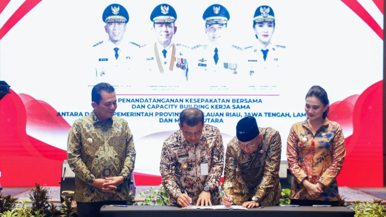 Bersama Tiga Gubernur, Lampung Perkuat Jalur Ekspor..