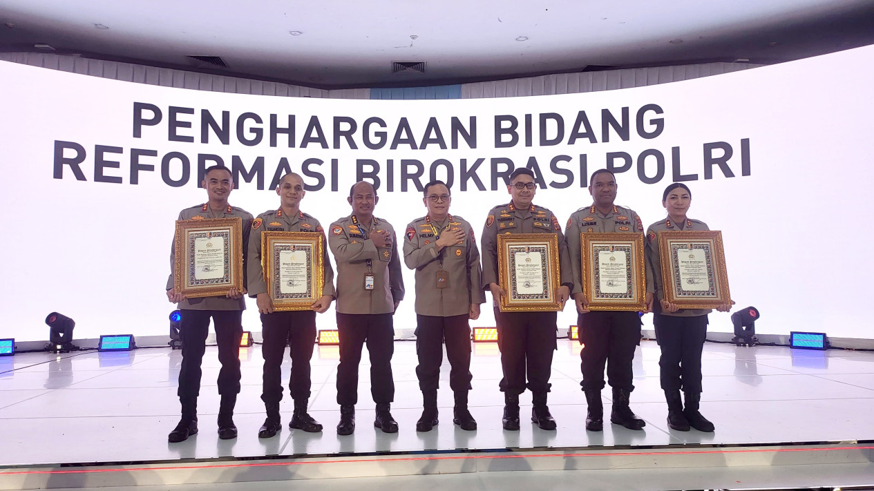 Sesi foto bersama