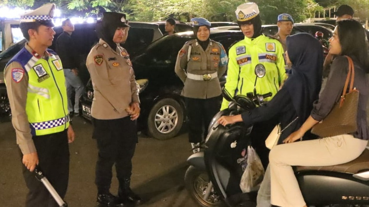 Satlantas Polres Pesawaran melaksanakan KRYD.