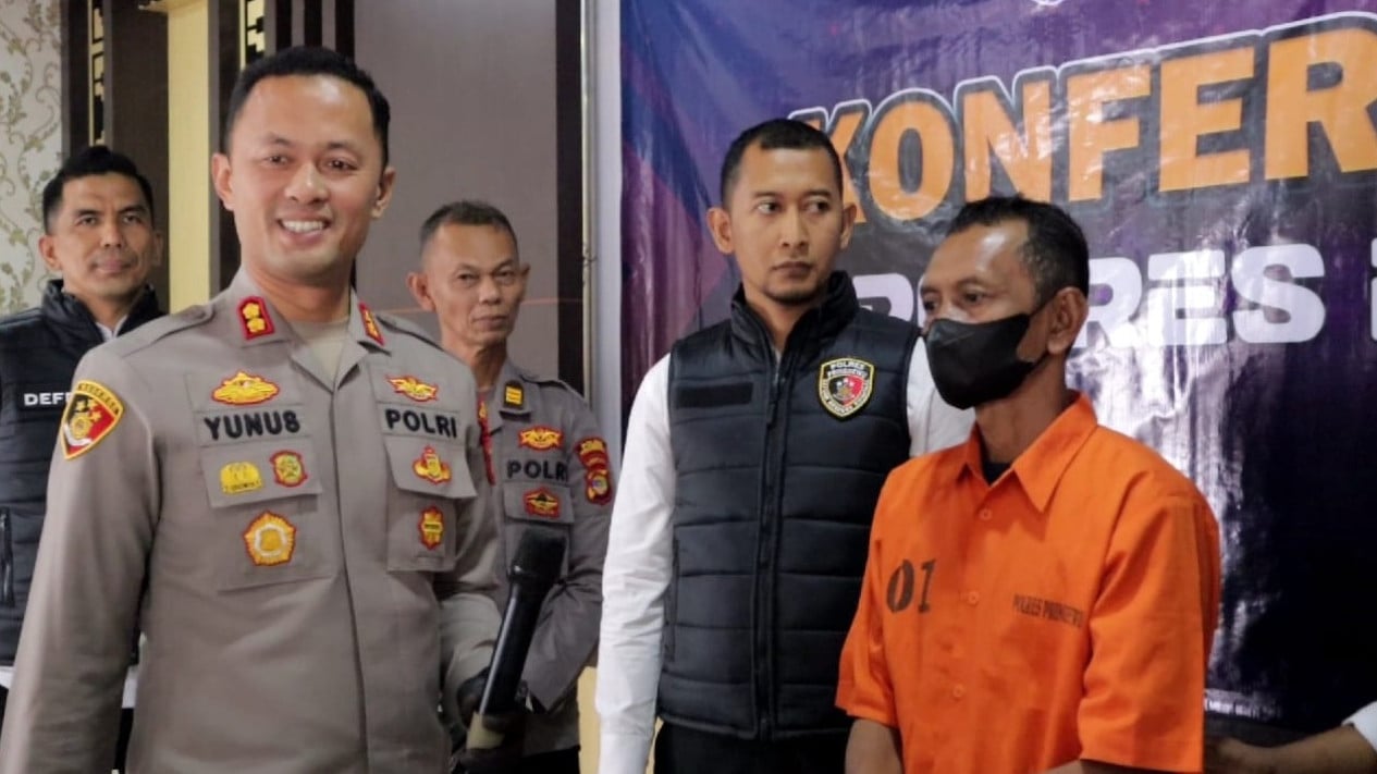 Polres Pringsewu Tahan Kepala Pekon, Salahgunakan Dana Desa.
