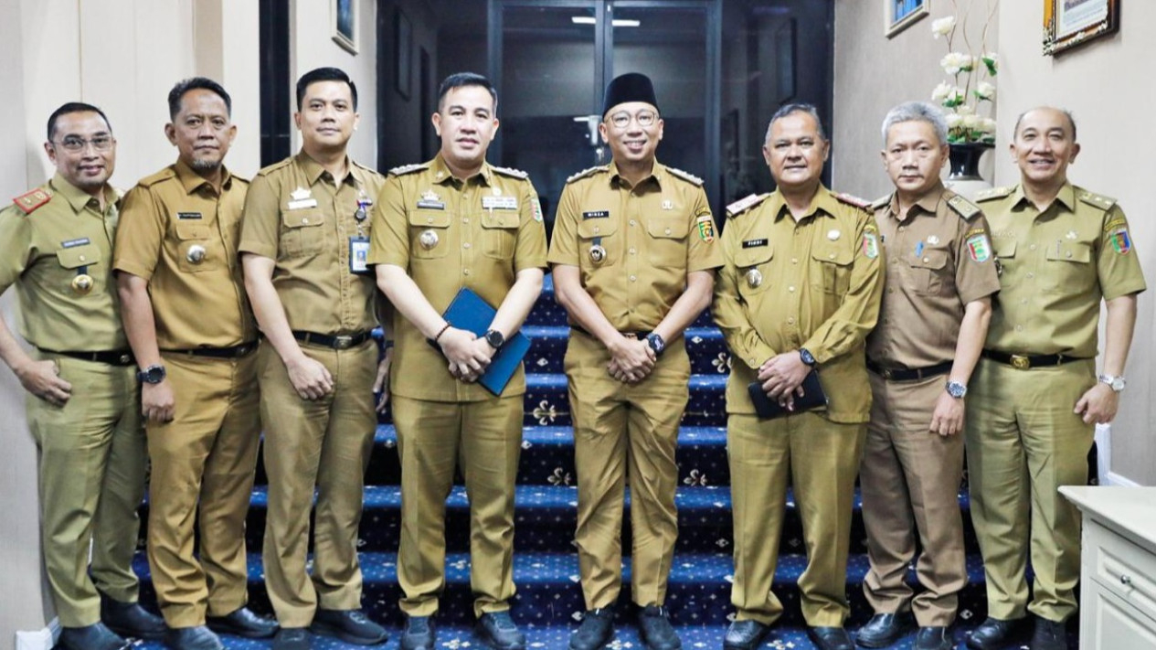 Bupati Pesawaran gelar pertemuan bersama Gubernur Lampung.