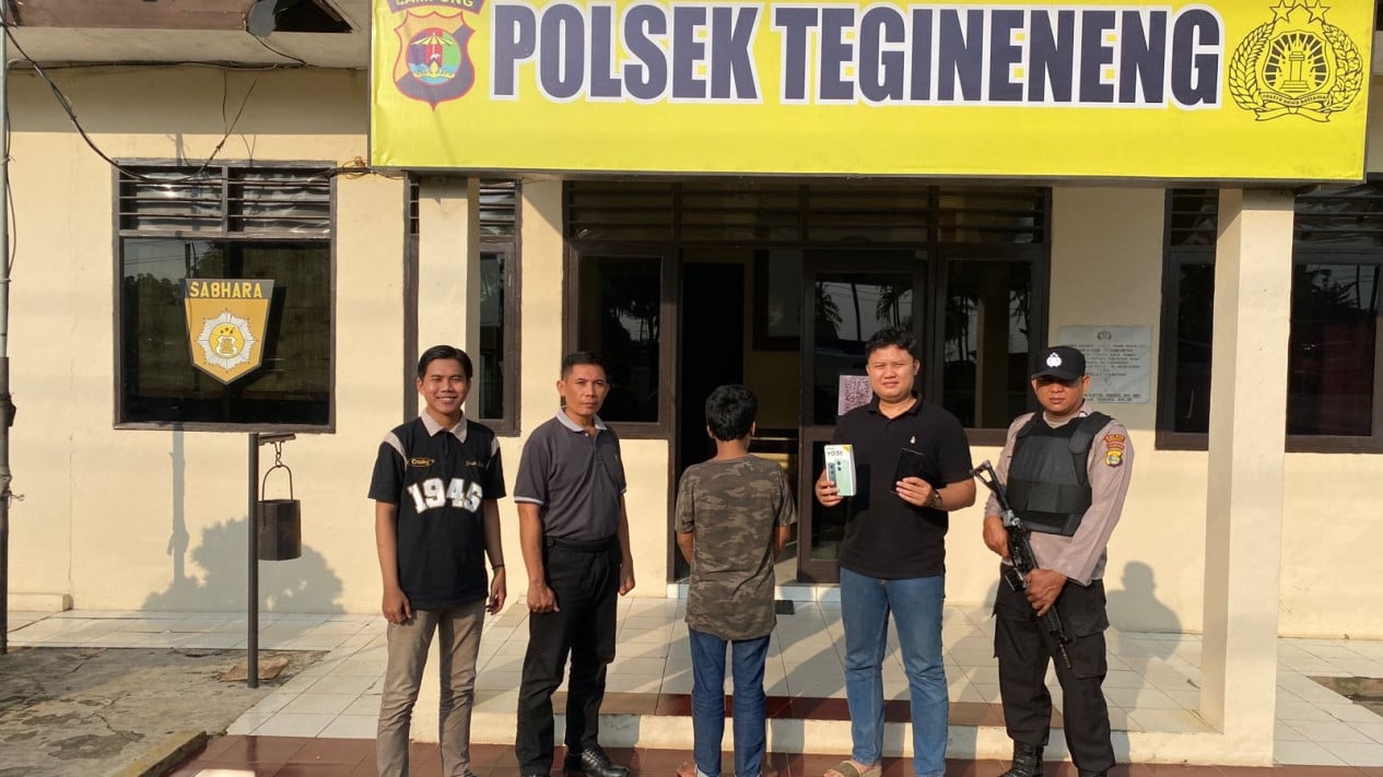 Polsek Tegineneng tangkap pelaku penggelapan motor
