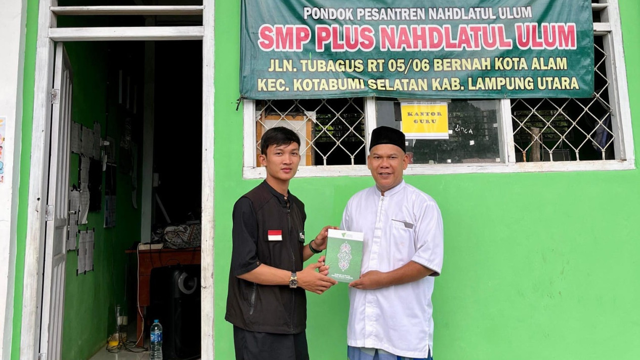 Penyaluran Al-Qur’an oleh Dompet Dhuafa di Lampung Utara