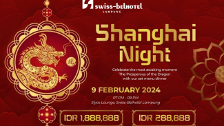 Paket makan malam Tahun Baru Imlek Swiss-Belhotel Lampung Paket makan malam Tahun Baru Imlek Swiss-Belhotel Lampung