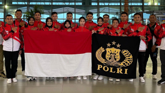 18 perwakilan dari Polri mengikuti Kejuaraan Asia dan Kejuaraan Dunia. 18 perwakilan dari Polri mengikuti Kejuaraan Asia dan Kejuaraan Dunia.