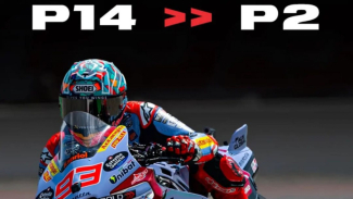 Pembalap Gresini Racing, Marc Marquez. Pembalap Gresini Racing, Marc Marquez.