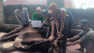 Masjid Raya Al Bakrie Lampung Gelar Qurban Perdana
