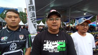 Ivan, peserta dari Kawasaki Ninja Club Lampung Ivan, peserta dari Kawasaki Ninja Club Lampung