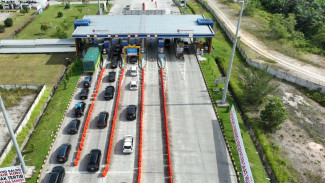 Semester I 2025, Trafik Jalan Tol Hutama Karya Tembus 250.000 Kendaraan per Hari