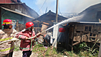 Rumah Buruh Rongsok di Panjang Ludes Terbakar, Kerugian Capai Rp10 Juta
