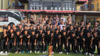Lepas Bhayangkara Presisi Lampung ke Piala Soeratin Nasional, Kapolda Helmy Santika Beri Pesan Khusus