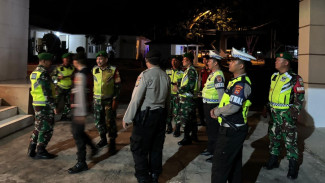 TNI-Polri Lampung Selatan Gelar Patroli Gabungan Malam Hari Jaga Objek Vital