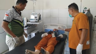 Kecelakaan di Jalintim KM 130 Depan Mapolres Tulang Bawang, Tiga Orang Luka-Luka