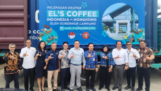 6,3 Ton Kopi Bubuk Sangrai Lampung Tembus Pasar Hong Kong, Dorong Hilirisasi Kopi Bernilai Tinggi