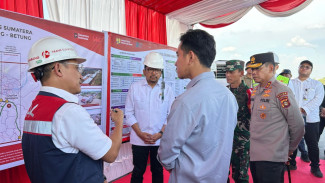 Dorong Percepatan JTTS Tahap II, Wapres Gibran Tinjau Progres Tol Palembang–Betung