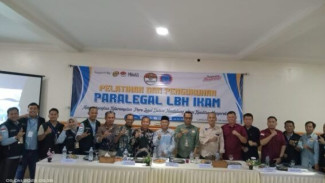 Dukung Akses Keadilan, LBH IKAM Lampung Selatan Kukuhkan Puluhan Paralegal