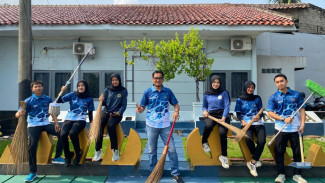 Perkuat Kekompakan, Lapas Kelas IIA Kalianda Gelar Kegiatan Jumat Bersih
