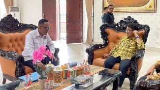 Bangun Sinergitas, PWI Lampung Utara Silaturahmi ke Bupati Hamartoni Ahadis