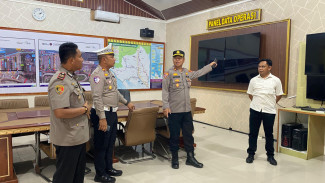 Polres Lampung Selatan Cek Pos Terpadu Bakauheni Jelang Nataru 2025