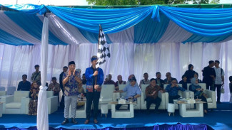 Bupati Lampung Selatan Lepas Ribuan Peserta Pawai Budaya HUT ke-69, Simbol Kebhinekaan dari Natar hingga Bakauheni