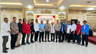 Jelang Penetapan UMP/UMK, Kapolda Lampung Temui Serikat Buruh Jaga Kondusivitas