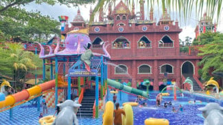 Slanik Waterpark: Destinasi All-in-One di Lampung, Suguhkan Sensasi Ombak Krakatau dan Wahana Instagramable