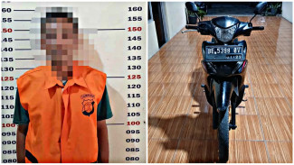 Teriakan Istri Korban Gagalkan Aksi Pencuri Motor di Lampung Selatan