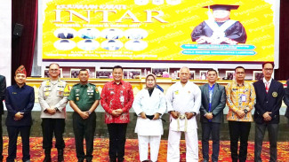 1.107 Atlet Ramaikan Kejurnas Karate INTAR di Unila, Kasdam XXI Beri Pesan Sportivitas