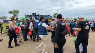 Perkuat Hubungan Humanis, Ditreskrimsus Polda Lampung Gelar Baksos di Tabligh Akbar Indonesia Berdoa 2025