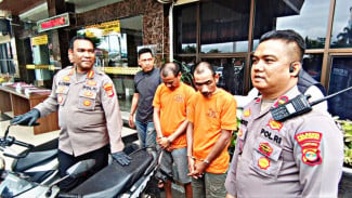 Belum Sempat Samarkan Motor, Duo Maling di Bandar Lampung Keburu Diciduk Polisi