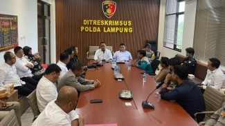 Kawal Kasus Illegal Logging, Polda Lampung Terima Audiensi Mahasiswa
