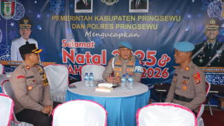 Divpropam Polri Tinjau Pos Pelayanan di Pringsewu, Tekankan Pelayanan Humanis