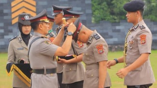 Sah! 123 Bintara Baru Polda Lampung Resmi Dilantik, Siap Melayani Masyarakat