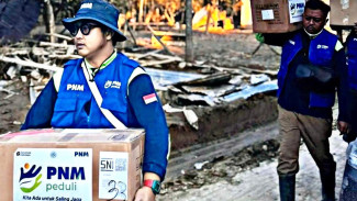 Relawan PNM Turun Bantu Warga di Tengah Pemulihan Pascabencana