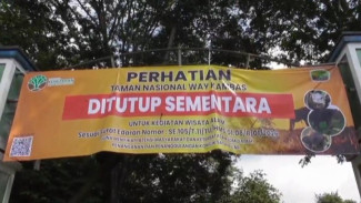 Wisata Taman Nasional Way Kambas Ditutup Sementara, Fokus Tangani Konflik Gajah