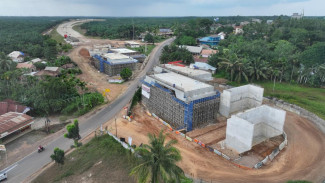 Pembangunan Overpass Tol Palembang–Betung: Jalur Lintas Timur KM 69-71 Berlaku Buka-Tutup Malam Hari