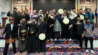 Hadroh PRISMA Masjid Raya Al Bakrie Tampil Memukau di Pelantikan Ikadi Bandar Lampung