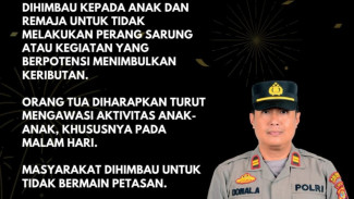 Kapolsek Penengahan Tegas: Stop Perang Sarung dan Petasan Selama Ramadan!