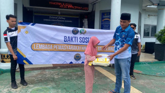 Berbagi di Bulan Ramadan, Lapas Kalianda Berikan Sembako dan Bantuan Sekolah