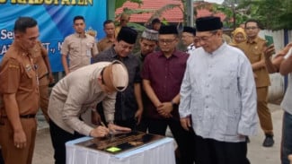 Bupati Egi Resmikan Jalan di Penengahan, Janjikan Infrastruktur Lampung Selatan Makin Mulus