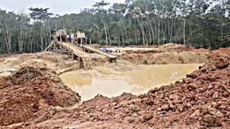 Tambang Emas Ilegal di Way Kanan Diduga Rugikan Negara Rp1,3 Triliun