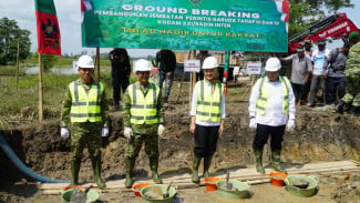 Jembatan Gantung Garuda Dibangun, Warga Way Bungur Tak Perlu Lagi Menyeberang dengan Getek